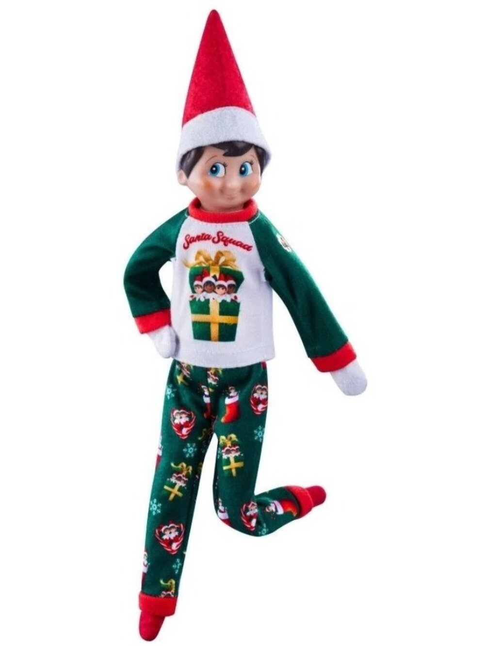 The Elf On The Shelf Claus Couture Collection Cozy Elf Pajamas Green Red Only